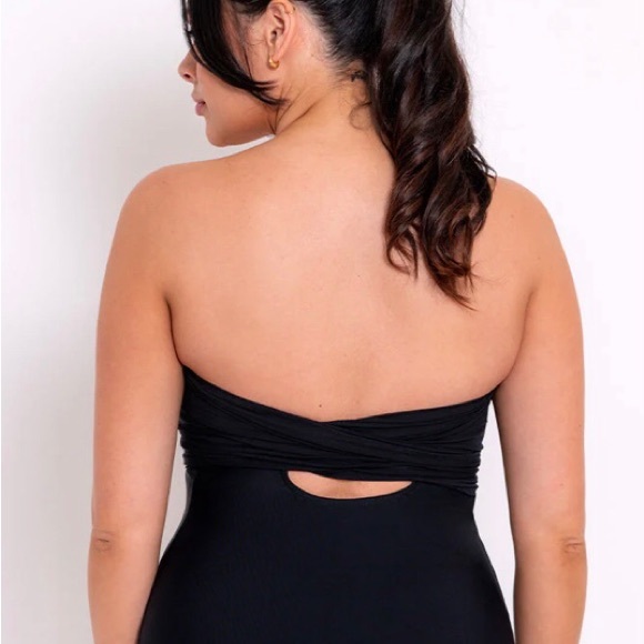 NWT Curvy Kate Wrapsody bandeau swimsuit - Picture 8 of 16